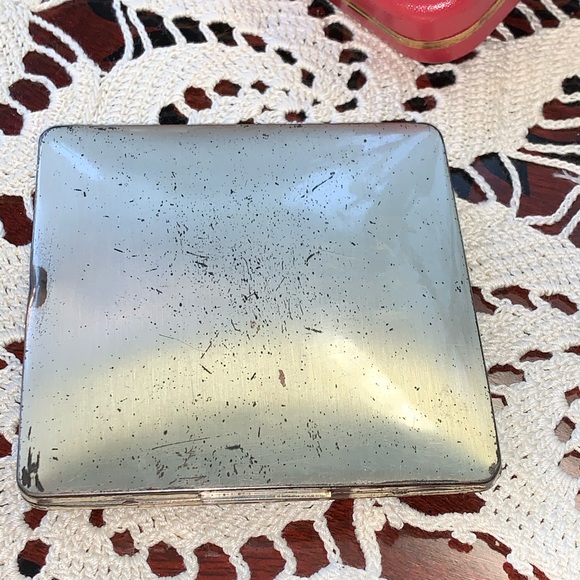 Vintage Elgin American Sterling Powder Compact - Picture 7 of 9